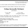 Herbert Selma 1920-2015 Todesanzeige SBZ